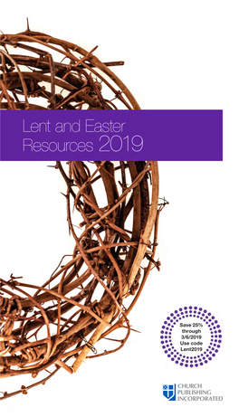 Lent and Easter Resources 2019