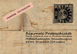 Regionale Postgeschichte