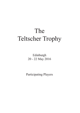 The Teltscher Trophy