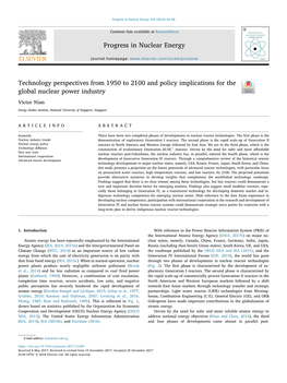 Progress in Nuclear Energy 105 (2018) 83–98