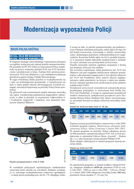 Modernizacja Wyposażenia Policji