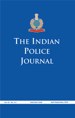 The Indian Police Journal Vol