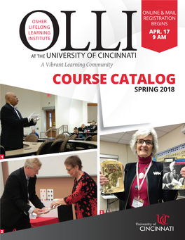Course Catalog Spring 2018