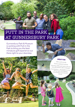 Putt in the Park at Gunnersbury Park