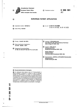 Buccal Administration of Estrogens