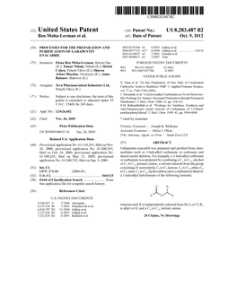 (12) United States Patent (10) Patent No.: US 8,283,487 B2 Ben Moha-Lerman Et Al