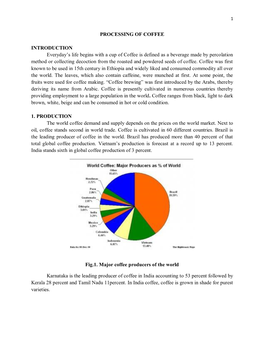 Processing of Coffee