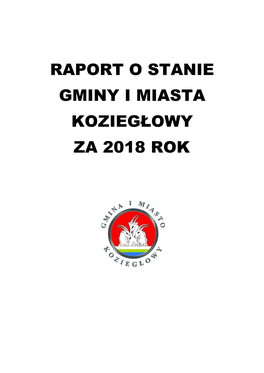 Raport O Stanie Gminy I Miasta Koziegłowy Za 2018 Rok