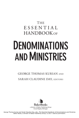 Denominations Andministries