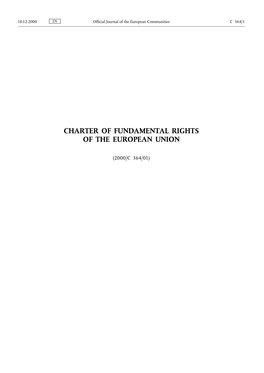 Charter of Fundamental Rights of the European Union