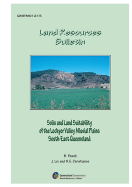 Soils and Land Suitability of the Lockyer Valley Alluvial Plains South-East Queensland