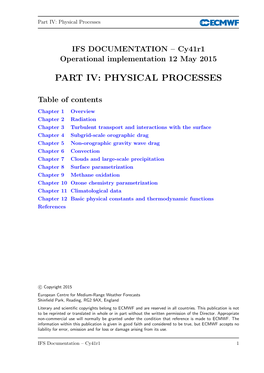 Physical Processes