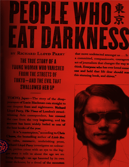 People Who Eat Darkness Copyright