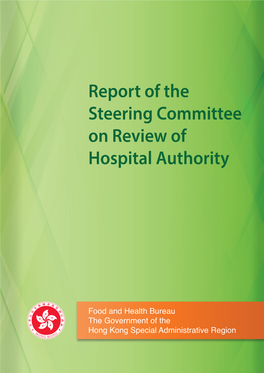Report of the Steering Committee on Review of Hospital Authority