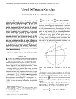 Visual Differential Calculus