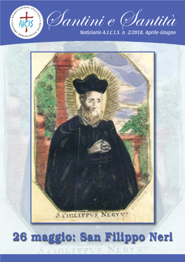 26 Maggio: San Filippo Neri Notiziario A.I.C.I.S