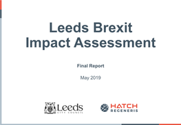 Leeds Brexit Impact Assessment , Item 29. PDF 4 MB