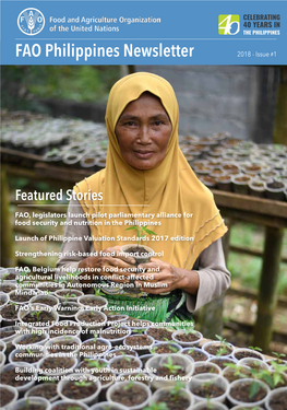 FAO Philippines Newsletter , 2018