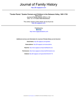 Journal of Family History