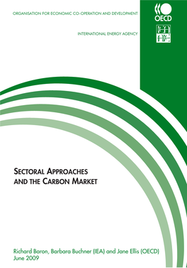 Sectoral Approaches and the Carbon Market