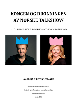 Kongen Og Dronningen Av Norske Talkshow