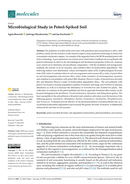 Microbiological Study in Petrol-Spiked Soil