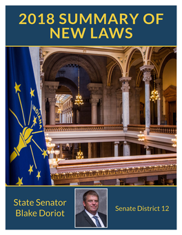 2018 Summary of New Laws