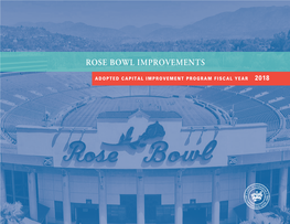 Rose Bowl Improvements