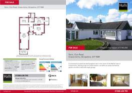 Offers in the Region of £180,000 Doric, Clun Road, Craven Arms