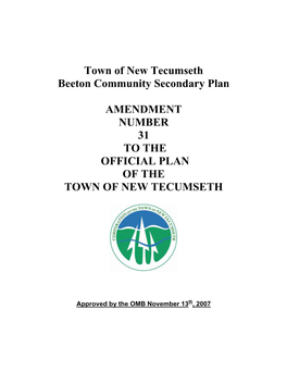 Official Plan Amendment