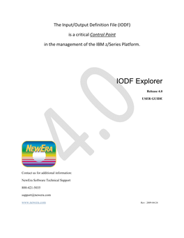 IODF Explorer