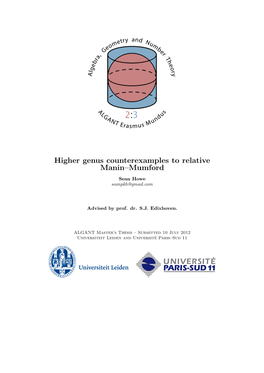 Higher Genus Counterexamples to Relative Manin–Mumford