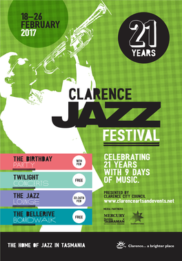 Clarence Jazz Festival 2017