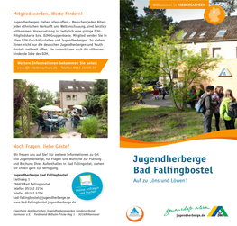 Jugendherberge Bad Fallingbostel Bad Fallingbostel Per Bahn: Mit Der Bahn Erreichen Sie Den Bahnhof in Liethweg 1 Auf Zu Löns Und Löwen! Bad Fallingbostel