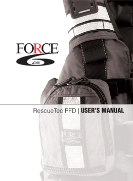 Rescuetec PFD | USER's MANUAL