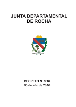 Junta Departamental De Rocha