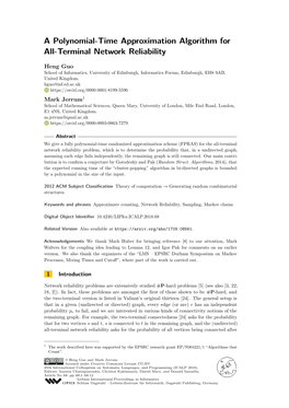 A Polynomial-Time Approximation Algorithm for All-Terminal Network Reliability