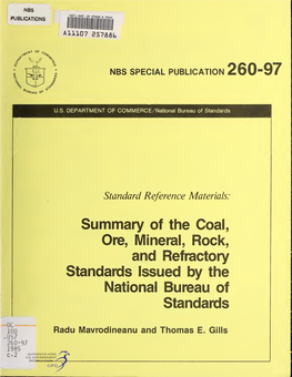 Standard Reference Materials