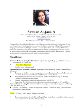 Sawsan Al-Jazairi