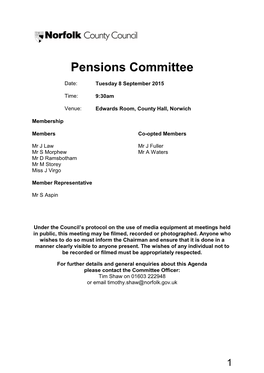 Pensions Committee