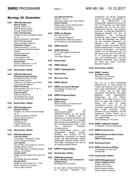 Swr2 Programm Kw 49