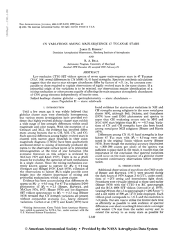 198 Oapj. . .238L.149H the Astrophysical Journal, 238:L149-L153, 1980 June 15 © 1980. the American Astronomical Society. All Ri