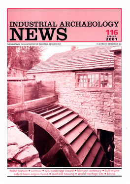 THE ASSOCIATION for INDUSTRIAL ARCHAEOLOGY F 1.25 FREE to MEMBERS of AIA