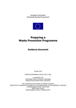 Preparing a Waste Prevention Programme
