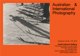 Australian & International Photography
