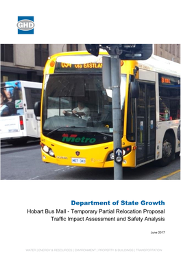 Bus Mall - Temporary Partial Relocation Proposal Traffic Impact Assessment and Safety Analysis