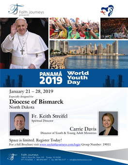 A World Youth Day Pilgrimage to Panamá for the Diocese of Bismarck “I Am the Servant of the Lord