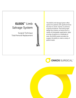 Surgical Technique Variety of Orthopaedic Applications