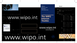 The WIPO Internet Treaties