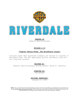 Riverdale High